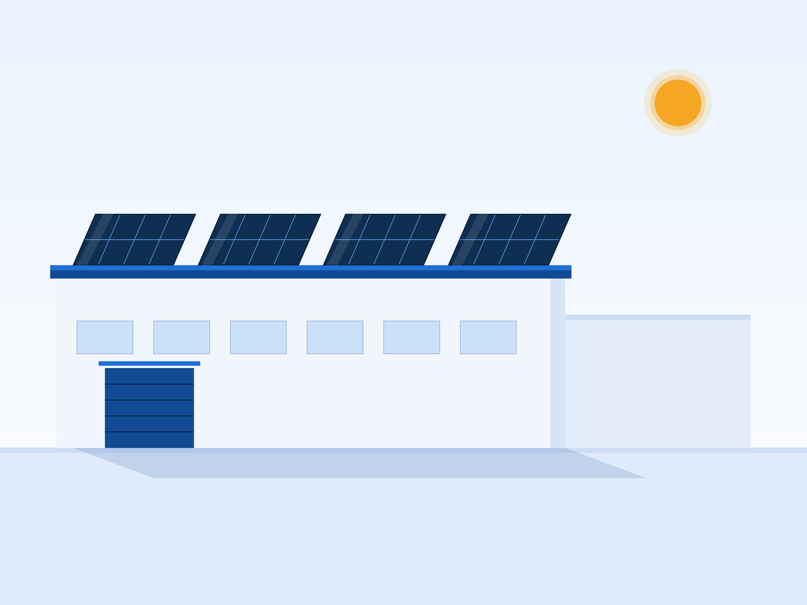 Sistemas solares para naves industriales